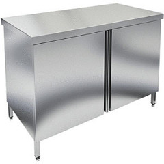 Стол-тумба, дверки-купе Hessen СТКО 12*6 (нерж) в Москве , фото