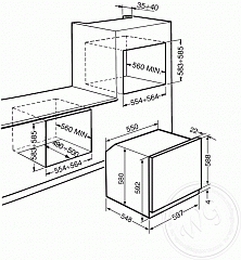 Духовой шкаф Smeg SF855X в Москве , фото 2