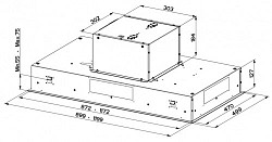 Встраиваемая вытяжка Faber Heaven 2.0 X 90 в Москве , фото 2