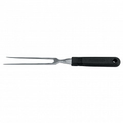 Вилка для мяса P.L. Proff Cuisine PRO-Line 17,5 см, черная пластиковая ручка фото