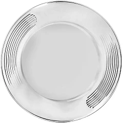 Тарелка мелкая Vidivi Мурано Граффио стекло D=15см прозр. (VDVM100860) в Москве , фото