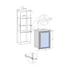 Встраиваемый винный шкаф Libhof CKD-42 Black фото
