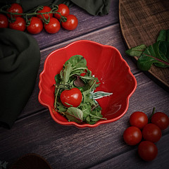 Салатник Casa di Fortuna d 12,5 см h 4,2 см, Tomato (CDF TM05) в Москве , фото