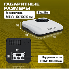 Автономный кондиционер Meyvel ACH-12MB2100 в Москве , фото 7