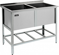 Ванна моечная Кобор ВМСБ/2-120/60/430 в Москве , фото 1