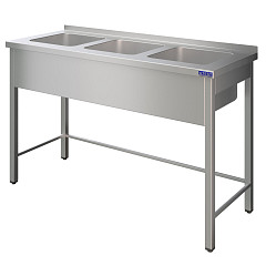 Ванна моечная Atesy ВСМЦ-Л-3.500.500.300-1-02 (ВСМЦ-3/1800/700Н) в Москве , фото