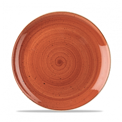 Тарелка мелкая круглая Churchill Stonecast Spiced Orange SSOSEV101 26 см фото