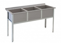 Ванна моечная Atesy ВМ-3/600 с бортом Алента в Москве , фото