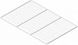 Полка решетчатая  650х530 ШХ-0,7 (из проф. 6мм и полосы 4*12)