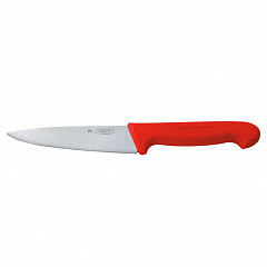 Нож поварской P.L. Proff Cuisine PRO-Line 16 см, красная пластиковая ручка (99005023) в Москве , фото