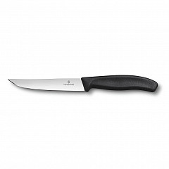 Набор ножей для стейка Victorinox 12 см, черная ручка, 2 шт. фото
