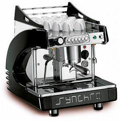 Рожковая кофемашина Royal Synchro 1gr 4l automatic черная в Москве , фото