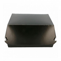 Коробка для бургера Garcia de Pou Black 17,5*18*7,5 см, 50 шт/уп, картон фото