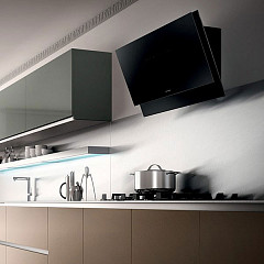 Пристенная вытяжка Faber Black Tie BRS BK A80 в Москве , фото 3