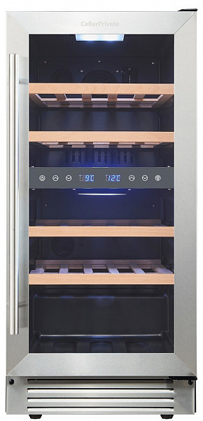 Винный шкаф двухзонный Cellar Private CP027-2T фото