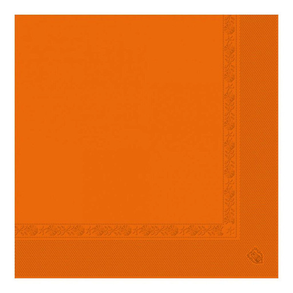 Салфетка бумажная двухслойная Garcia de Pou оранжевая, 39*39 см, 100 шт, бумага фото