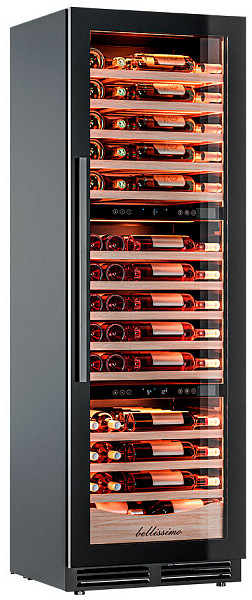 Винный шкаф трехзонный Meyvel MV98-KBT3 (Slim) фото