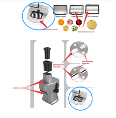 Овощерезка Crazy Pan CP- FP817 в Москве , фото 6