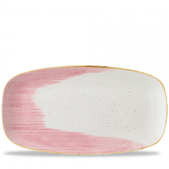 Блюдо прямоугольное CHEFS без борта Churchill Stonecast Accents Petal Pink ASPPXO141 в Москве , фото 1