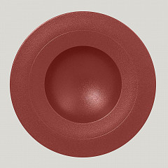 Тарелка круглая глубокая RAK Porcelain NeoFusion Magma 29 см (кирпичный цвет) в Москве , фото