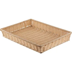 Корзина для хлеба плетеная Prohotel полиротанг ,H=60,L=420,B=315мм бежев. (3373/A01) в Москве , фото