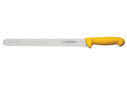 Нож для тонкой нарезки рыбы Comas 30 см, L 42,5 см, нерж. сталь / полипропилен, цвет ручки желтый, Carbon (10125) в Москве , фото