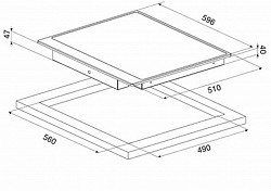 Варочная панель Smeg P764PO в Москве , фото 2