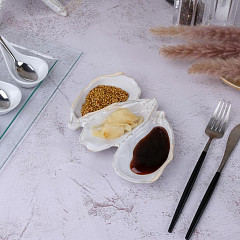 Блюдо для подачи P.L. Proff Cuisine 20*14 см h3 см Gray Shell Frutti di Mare (81241248) в Москве , фото 4