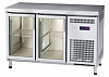 Холодильный стол Abat СХС-70-01 неохлаждаемая столешница без борта (дверь-стекло, дверь-стекло) фото