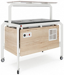 Салат-бар тепловой Кобор AT120 white/natural/black фото