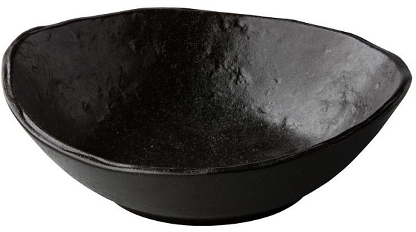 Салатник Style Point Oyster d 18 х h 5,5 см, цвет черный (QR17044) фото