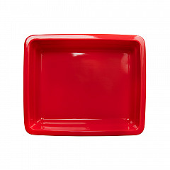 Гастроемкость керамическая Luxstahl Corone GN 1/2 326х265х60 мм красная [LQ-QK15029-186C] в Москве , фото 3