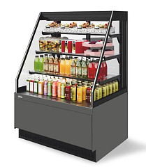 Витрина кондитерская Chilz Vete II kub OFT 130, Антрацит/Серый матовый в Москве , фото 1