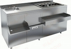 Барная станция коктейльная закрытая Hicold НБМКС-16/6БПК фото