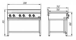 Плита электрическая Rada ПЭ-726О в Москве , фото 2