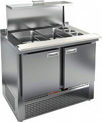 Стол для салатов Hicold SLE3-11GN O (полипропилен) в Москве , фото 2