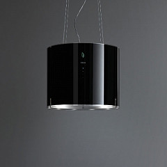 Островная вытяжка Falmec Eolo Isola Glass Black в Москве , фото 2