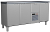 Холодильный стол Россо T57 M3-1 9006-1 корпус серый без борта (BAR-360) фото