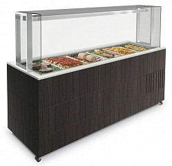 Стол охлаждаемый шведский Enofrigo DOGE SERVITO 2000 QPRF ВЕНГЕ A1DOGESQPRF20P/W в Москве , фото 1