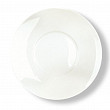 Тарелка с широкими полями  25,5 см белая фарфор