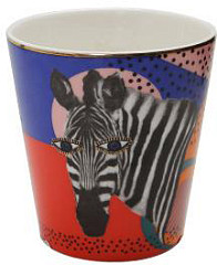 Чашка без ручки Porland 320 мл Wild Life Zebra (425430) в Москве , фото