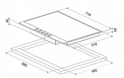 Варочная панель Smeg P875P в Москве , фото 2