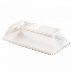 Тарелка-контейнер Garcia de Pou Bionic 18*9*1,5 см, 50 шт, без крышки, целлюлоза в Москве , фото