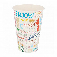 Стакан для холодных напитков Garcia de Pou Parole 480 мл, бумага, 50 шт в Москве , фото