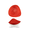 Салатник треугольный Churchill Stonecast Berry Red SBRSTRB61 фото