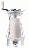 Мельница для соли  h 17,5 см, акрил, прозрачная, PESARO URBINO (911S)
