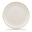 Тарелка мелкая круглая  Stonecast Barley White SWHSEV111 28,8см, без борта