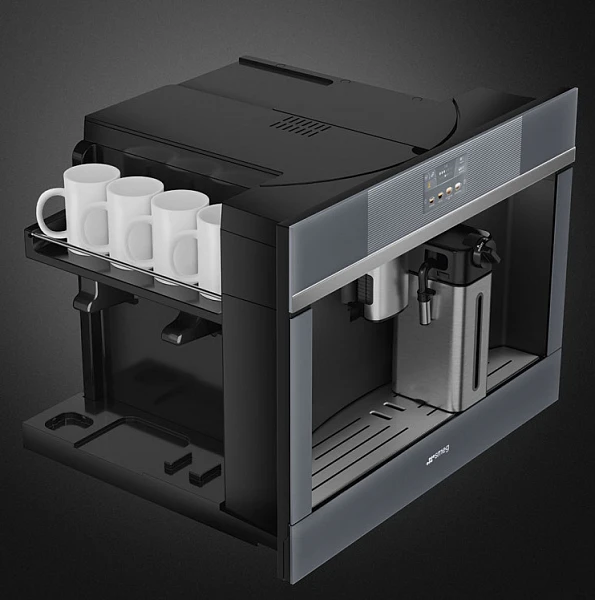 Встраиваемая кофемашина Smeg CMS4104S фото