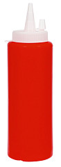 Диспенсер для соуса Luxstahl красный (соусник) 250 мл в Москве , фото 1