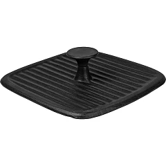 Пресс для гриля Prohotel Эмбер Каст Мэтт с матовым покрытием чугун ,L=23,B=23см черный (04022121) фото
